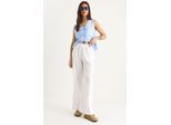 Elastische Taille Rechte Broek
