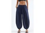 Elastische Taillenballonhose