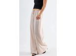 Weite Beinform Hose mit Kordelzug und Taschen