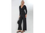 Accessoire Detail Blouse & Broek Twee-Delige Set