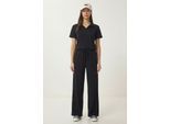 Middel hoge taille Polo Kraag Twee-delige Co-ord Set