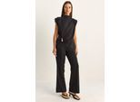 Hochtailliertes Flared-Leg Co-Ord-Set