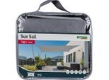 Sonnensegel WINDHAGER "Capri, Rechteckiges Segel zur Beschattung von Garten, Terrasse, Balkon", grau, B:300cm T:400cm, Polyethylen, Sonnensegel, Sonnenschutz 3 x 4 m, erhältlich in grau, champagner oder reed