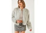 Boxy Crop Nepen Bontjas