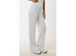 Lässige weite Strickhose mit Textur