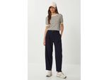 Hoge taille geplooide tailleursbroek