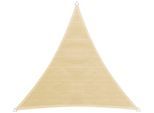 Sonnensegel WINDHAGER "Capri, Dreiecksegel zur Beschattung von Garten, Terrasse, Balkon", beige (champagner), B:500cm T:500cm, Polyethylen, Sonnensegel, Sonnenschutz 5x5x5 m, erhältlich in grau, champagner, reed oder weiß