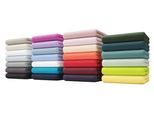 Spannbettlaken OTTO HOME "BLACKBERRY in BASIC und PREMIUM Qualität, 100% Baumwolle", blau (türkis), B:90cm L:200cm, Jersey (110 g/m²), Obermaterial: 100% Baumwolle, Bettlaken, Spannbettlaken, für hohe Matratzen bis 28 cm, Bettlaken, Spannbetttuch, pflegeleicht, Topseller