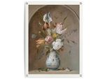 Poster REINDERS "Van der Ast Stillleben", bunt (farbe bild(er): bunt), B:60cm H:80cm T:0,1cm, Leinwand, Bilder, Poster, Outdoor für Garten oder Balkon