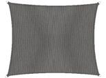 Sonnensegel WINDHAGER "Cannes, Rechteckiges Segel zur Beschattung von Terrasse, Balkon", grau (anthrazit), B:400cm T:400cm, Polyester, Sonnensegel, Sonnenschutz 3 x 4 m, erhältlich in anthrazit, grau, taupe oder weiß
