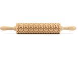 Teigroller FOLKROLL "3D-Motiv-Teigrolle", braun, L:43cm, Massivholz, Teigroller, Osterhasen