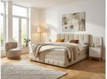 Boxbett OTTO HOME "Likely inkl. Bettkasten, in 140er & 180er Breite, in Boxspring-Optik", beige, B:194cm L:213cm, Komplettbetten, inkl. Topper & Aufbauvideo, erhältlich in verschiedenen Farben
