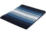 Badematte MEUSCH "Palace", blau (mare), H:20mm, Polyester, Badematten, Badematte, mordernes Streifendesign im Farbverlauf