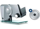 GRAEF Allesschneider "Sliced Kitchen S12120OT TWIN", grau, B:25,5cm H:26cm T:34,5cm, Allesschneider, Gratis Schinkenmesser im Wert von 34,99€ UVP, Allesschneider