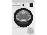 BEKO Wärmepumpentrockner "BM3T37249W", Energieeffizienz: E, weiß, B:59,8cm H:84,6cm T:54,5cm, Trockner, AquaWave Schontrommel schont Ihre Wäsche, Wärmepumpentrockner