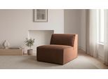 Sofaelement OTTO HOME "Clayton Breite 76 cm", braun (light braun), B:76cm H:70cm T:96cm, 100% Polyester, Polsterelemente, Sofaelement, in einem trendigen Cord-Bezug