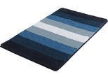 Badematte MEUSCH "Palace", blau (mare), H:20mm, Polyester, Badematten, Badematte, mordernes Streifendesign im Farbverlauf