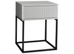 Livetastic , Weiß, Schwarz , Metall, Holzwerkstoff , 1 Schublade(n) Schubladen , 40x52x38.5 cm ,