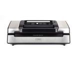 CASO Vakuumierer "1409 FastVAC500", silber (schwarz, silberfarben), B:40cm H:11cm T:21,5cm, Vakuumierer, mit 2 Folienrollen zum sofortigen Ausprobieren, Vakuumierer