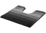 Badematte MEUSCH "Palace", grau (schiefer), H:20mm, Polyester, Badematten, Badematte, mordernes Streifendesign im Farbverlauf