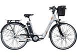 E-Bike ZÜNDAPP "Z517" Gr. 48, weiß (orange, weiß, schwarz), Elektrofahrräder, 48cm, 28 Zoll (71,12cm), E-Bike, Pedelec, Elektrofahrrad für Damen u. Herren