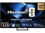 HISENSE QLED-Fernseher "50U7DSE", Energieeffizienz: E, schwarz, dunkelgrau, 50 ″, Fernseher, QLED-Fernseher
