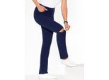 Funktionshose CLASSIC BASICS, Damen, Gr. 24, Kurzgrößen, blau (marine), 92% Polyester, 8% Elasthan, unifarben, Hosen Funktionshose