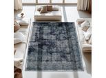 Teppich ASTRA "Piper 254", anthrazit, schwarz, B:200cm H:6mm L:280cm, Kunstfaser, Teppiche, Teppich, Flachgewebe, Orient Optik, Fußbodenheizungsgeeignet, Wohnzimmer