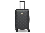 Trolley LAZAROTTI "Palermo 4 Rollen Trolley M 66 cm", Gr. 84 l, schwarz, Polypropylen, Koffer