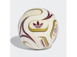 Fußball ADIDAS PERFORMANCE "RFEF CLB AWAY" Gr. 5, sanftes weiß, team coll burgundy 2, gold metallic, Bälle, 5, 0,4 g, Kunststoff, Fußball WM Spanien, B:22,3cm H:17,3cm T:22cm