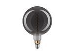 PAULMANN LED-Leuchtmittel "BigGlobe 170lm 1800K smoke 7W doppel spiral 230V Filament", grau (anthrazit), L:30cm Ø:20cm, Leuchtmittel