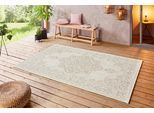 Teppich HANSE HOME "Tilos", beige (creme, beige), B:240cm H:8mm L:340cm, Polypropylen (PP), Teppiche, Teppich, In- & Outdoor, Kurzflor, Orientalisch, Vintage, Wohnzimmer, Garten