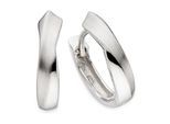 Paar Creolen BRUNO BANANI "Schmuck Geschenk Silbercreolen", silberfarben, Ohrringe, Damen, Silber 925 (Sterlingsilber)