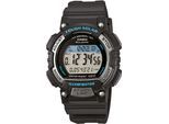 Chronograph "STL-S300H-1AEF", schwarz, CASIO TIMELESS COLLECTION, Armbanduhren, Kinder, Chronograph, Solaruhr,Armbanduhr,Mädchen,Jungen,Stoppfunktion,ideal als Geschenk