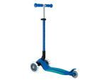 Tretroller GLOBBER "ELITE LIGHTS, mit Leuchtrollen", dunkelblau, Roller, KinderB:28cm L:58cm, mit Leuchtrollen, B:28cm L:58cm