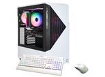 GAMEMAX Gaming-PC "Horizon 7727 AMD Ryzen 5 7500F RTX 5060Ti 32GB DDR5 1TB SSD", schwarz (weiß, schwarz), Microsoft Windows 11 Home (64 Bit), 32 GB RAM 1.000 GB SSD, Desktop-PCs, Windows 11, DDR5 RAM