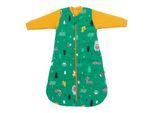 Babyschlafsack SCHLUMMERSACK "Schlafsack ohne Füßen 3.5 Tog" Gr. 130, grün, Schlafsäcke, Baby, L: 130cm, Obermaterial: 100% Baumwolle CO(Bio)., L:130cm