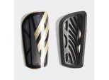 Fußball Schienbeinschoner ADIDAS PERFORMANCE "TIRO SG LGE", Gr. M, schwarz-weiß (schwarz, gold metallic, weiß), Protektoren