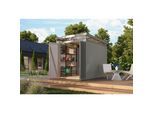 Metallgerätehaus Boldmere XXL im Set mit Anbaudach 2 m