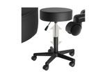 tectake® Rollhocker, höhenverstellbar und 360° drehbar, gute Polsterung, Belastbarkeit 150 kg