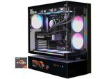 COUGAR Gaming-PC "CFV235 Vision BK 8084 AMD Ryzen 7 9700X 32GB DDR5 2TB SSD RTX 5070Ti", schwarz, Microsoft Windows 11 Home (64 Bit), 32 GB RAM 2.000 GB SSD, Desktop-PCs, Windows 11, DDR5 RAM, Wasserkühlung, Gaming-PC