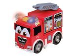 Spielzeug-Auto HAPPY PEOPLE "MAN KIDS Feuerwehr 2er Set", bunt, Spielzeugfahrzeuge, KinderB:14cm H:7cm T:10cm, Spielzeug-Auto, mit Licht und Sound, B:14cm H:7cm T:10cm
