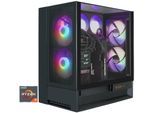 COUGAR Gaming-PC "OmnyX BK 8078 AMD Ryzen 7 9700X 32GB DDR5 2TB SSD RTX 5070Ti", schwarz, Microsoft Windows 11 Home (64 Bit), 32 GB RAM 2.000 GB SSD, Desktop-PCs, Windows 11, DDR5 RAM, Wasserkühlung, Gaming-PC