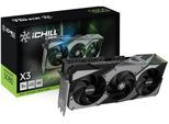 INNO3D Grafikkarte "iChill GeForce RTX 5080 X3 V2 NVIDIA 16 GB", grau, schwarz, Grafikkarten, Grafikkarte