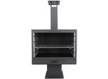 Grillkamin WESTMANN "Premium LG868", schwarz, B:41cm T:90cm, Grills, Grillkamin, BxTxH: 41x90x160 cm