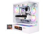 COUGAR Gaming-PC "CFV235 Vision WT 8130 AMD Ryzen 7 9850X3D 32GB DDR5 2TB SSD RTX 5080", weiß, Microsoft Windows 11 Home (64 Bit), 32 GB RAM 2.000 GB SSD, Desktop-PCs, Windows 11, DDR5 RAM, Wasserkühlung, Gaming-PC
