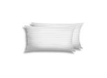 Kissenbezüge FLORELLA "UNI weiss Edle-Krepp Satin, 100% Baumwolle", weiß, B:40cm H:80cm L:80cm, Satin, Obermaterial: 100% Baumwolle CO., Kissenbezüge, Kissenbezüge