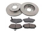 MAPCO Bremsensatz, Scheibenbremse 47601 Vorderachse belüftet 262mm 21mm für HONDA MG ROVER