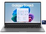 SAMSUNG Notebook "Galaxy Book5 (NP750X) 15,6'' Ultra 7 16GB/512GB", grau, 16 GB RAM 512 GB SSD, Ultra 7, Microsoft Windows 11 Home, Notebooks, Notebook