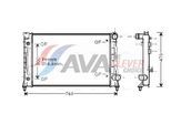 AVA QUALITY COOLING Kühler, Motorkühlung aia2158 für Audi